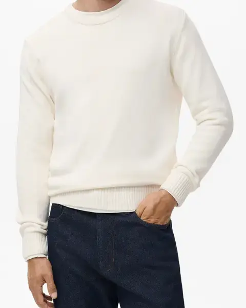 Men Basic Crewneck Sweater