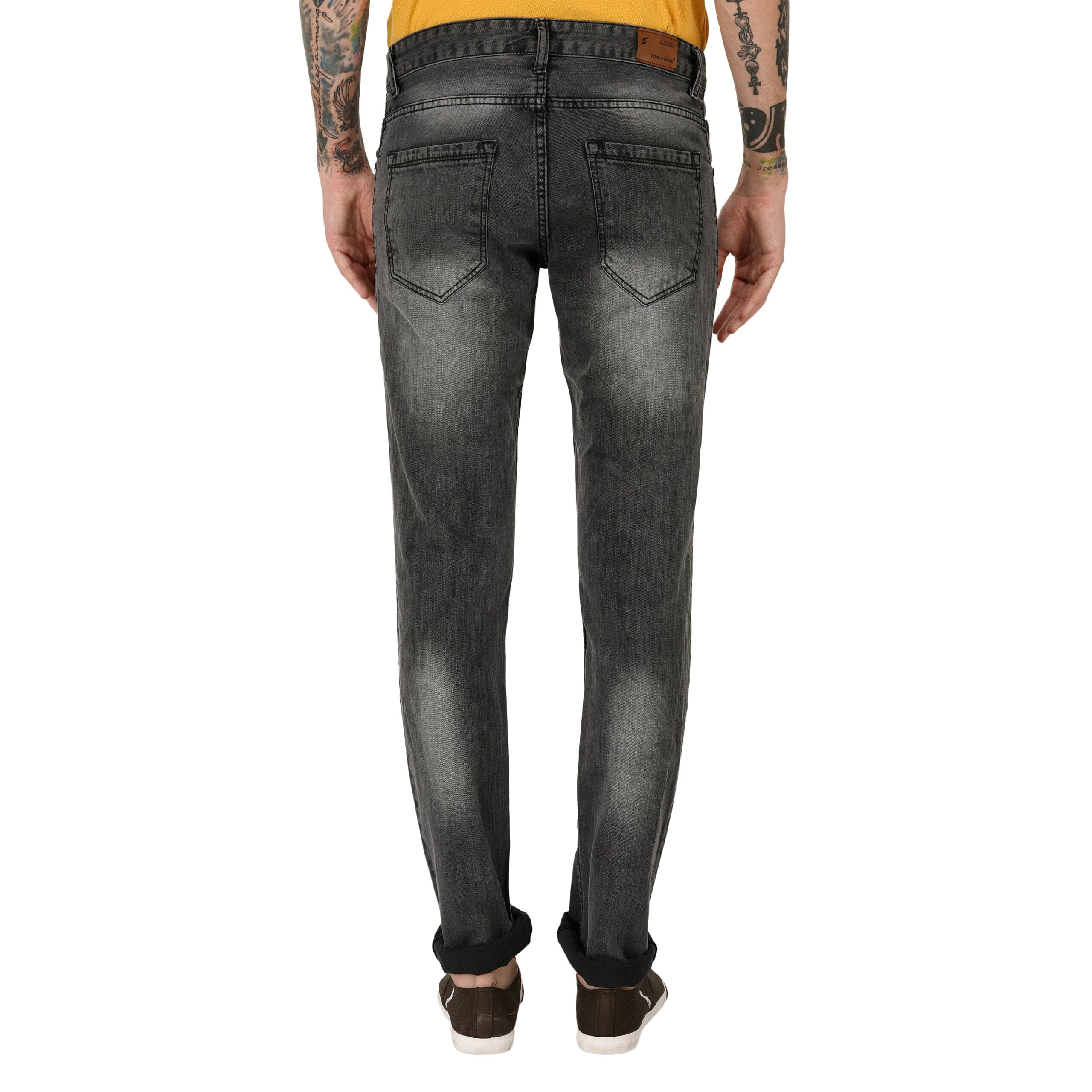 Men Basic Slim Denim Jeans - Image 4