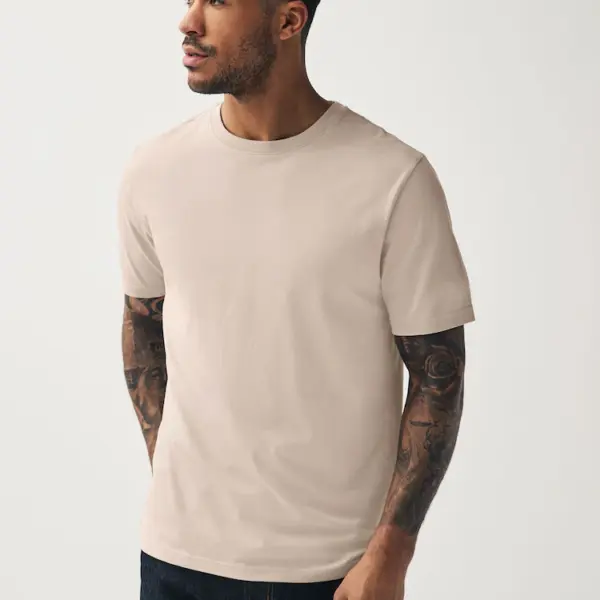 Men Basic Crew Neck T-Shirt