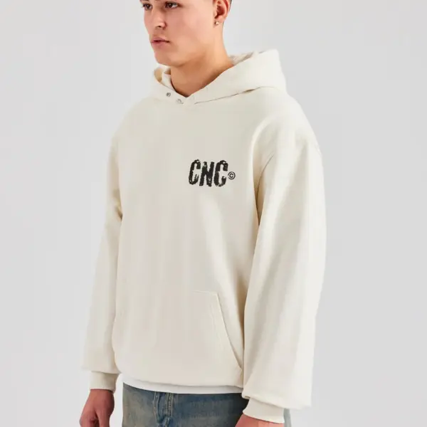 Men Basic Pullover Hoodie